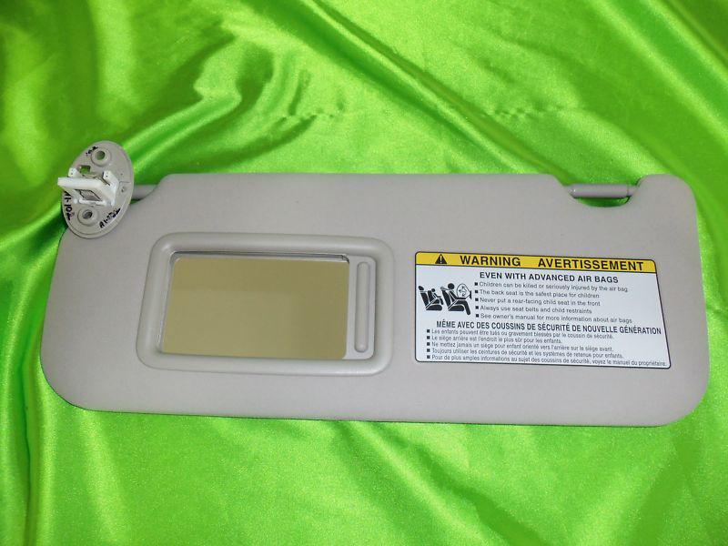 07 08 09 10 11 lexus es350 left sun visor oem 7432033a40b0 grey excellent h1-102