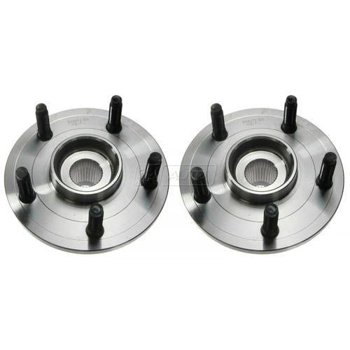 02-08 dodge ram 1500 pickup truck front wheel hub & bearing pair set