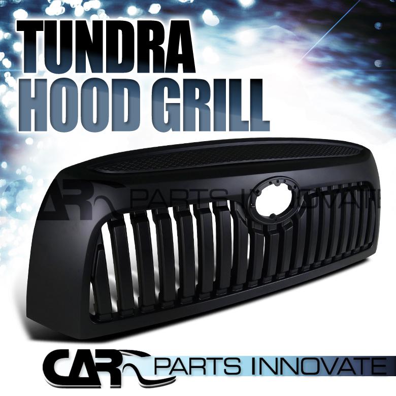 2007-2009 toyota tundra front matte black vertical grill grille