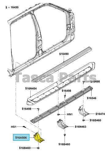 Brand new oem rh rear running board support bracket 2007-2013 ford expedition