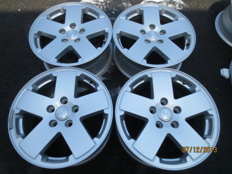 18" jeep wrangler factory oem wheels commander sahara grand cherokee 17 18 19 20