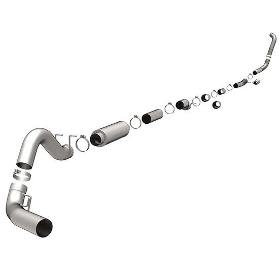 Magnaflow 18907 ford diesel 7.3l diesel, 5in aluminized pro series exhaust