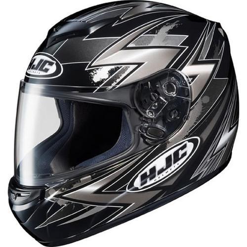 New hjc csr2 thunder full-face adult helmet, mc-5/black/white/gray, small/sm