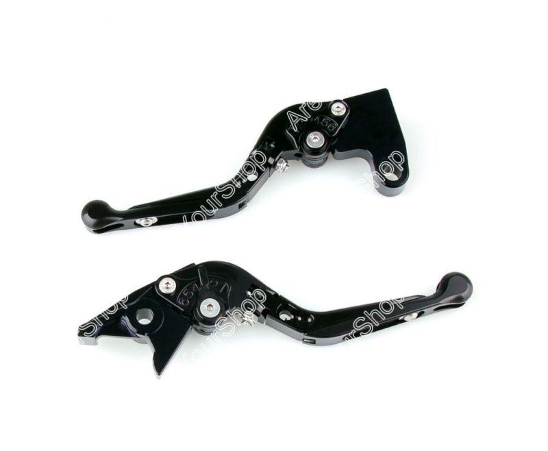 Adjustable folding extendable brake clutch levers bmw s1000 rr 2010-2012 black