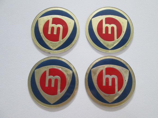 Vintage mazda emblem 4 pcs /// new