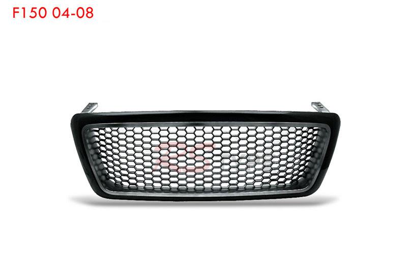 Mesh desgin front grille for ford f150 black 2004 2005 2006 2007 2008