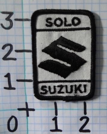 Vintage nos suzuki motorcycle patch from the 70's 009