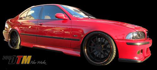 Bmw e39 5-series hm style side skirts add-on body kit