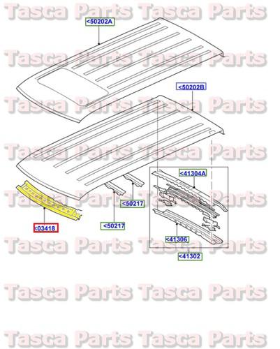 New oem windshield header 2002-2005 explorer & mountaineer 2003-2005 aviator