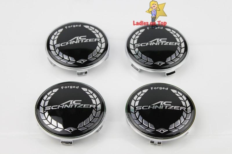 4pc 68mm for bmw schnitzer wheel center caps emblem badges wheel hubs lids w50