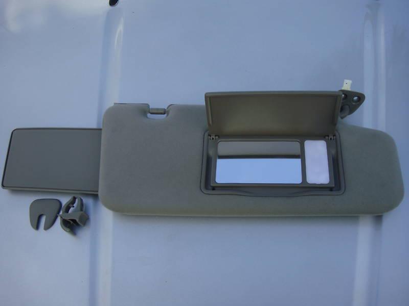 Nissan murano 2003 2004 2005 2006 2007 2008 sun visor mirror right side gray oem