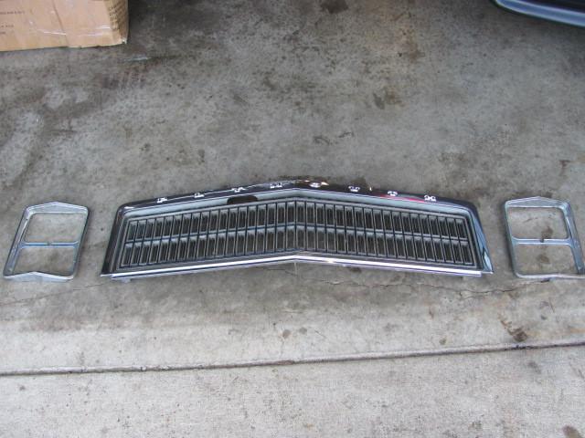 1977 plymouth fury grille grill oem chrome with headlight bezels lh rh kit oem