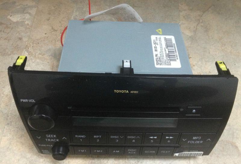 07 08 09 10 11 12 toyota sequoia tundra radio mp3 cd player factory oem 