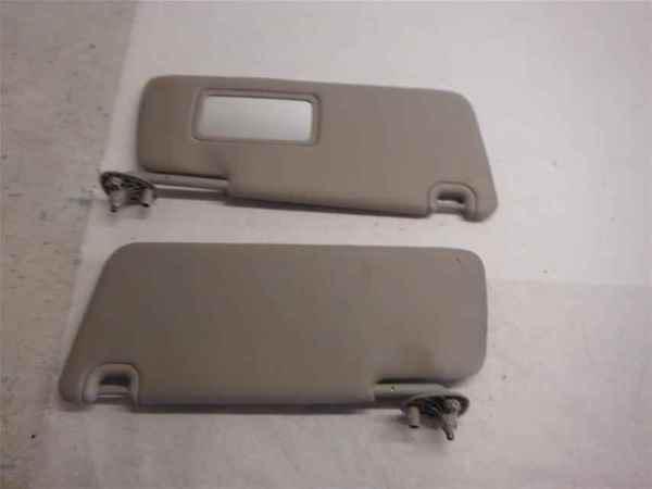 2013 dodge ram 2500 oem pair gray cloth sun visors lkq