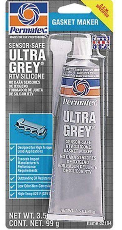  12 pieces new permatex ultra grey rtv gasket maker 3.5 oz. fresh tubes 