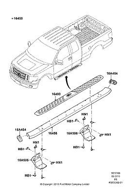 Bl3z16450da step assy 10 f150