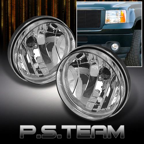 07-11 gmc sierra pickup truck clear driving bumper fog lights lamps left+right