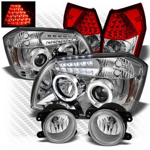 05-07 magnum pro headlights + r/c philips-led perform tail lights + fog lights