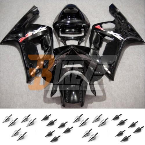 Bolt kit & injection fairing kit bodywork for kawasaki ninja zx6r 2003 2004 ah