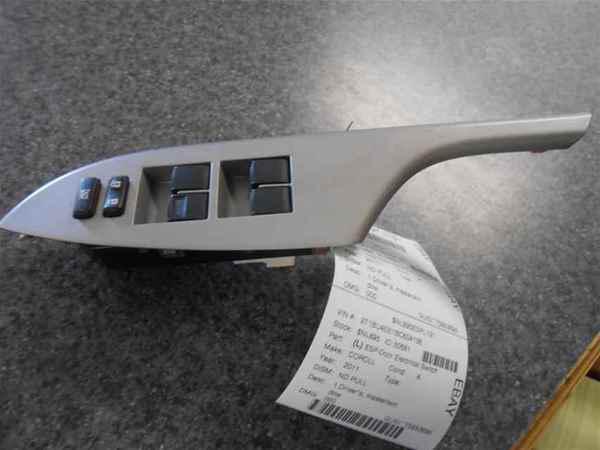 09-12 corolla matrix driver master window switch oem