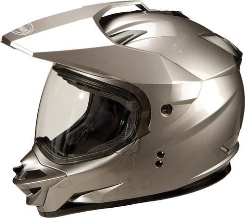 G-max gm11d dual sport motorcycle helmet titanium large