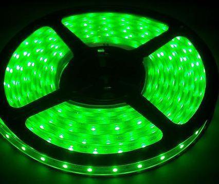 5m 300 led flexible light strip 3528 smd green waterproof 12v 5 meter 5m