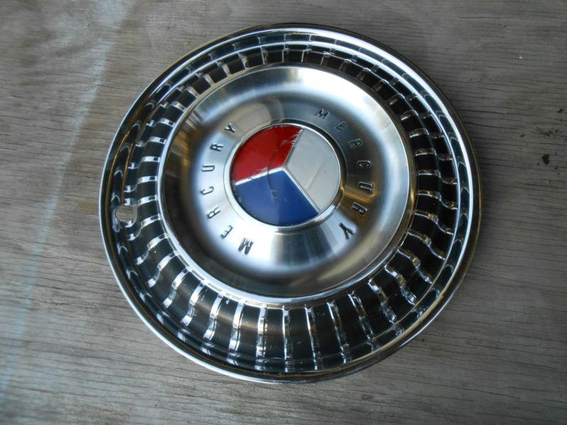 Rare 1960,61&1962 & 63 '64'65 mercury stainless hubcap 13" fits several models-