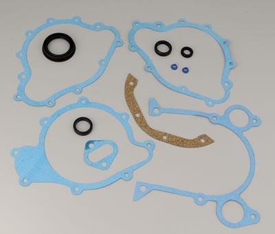 Fel-pro cork/rubber pontiac v8 kit timing cover gaskets feltcs13383-3 -