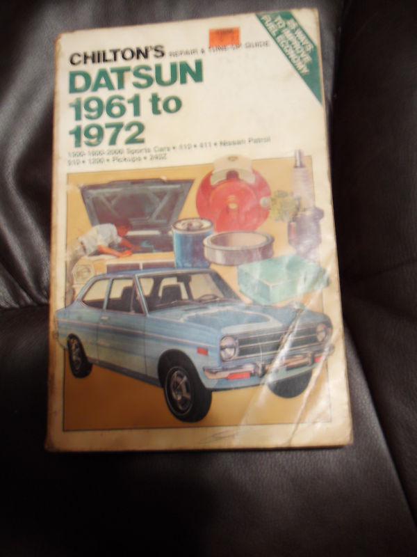 Chilton's datsun repair tune up guide 1961-1972 