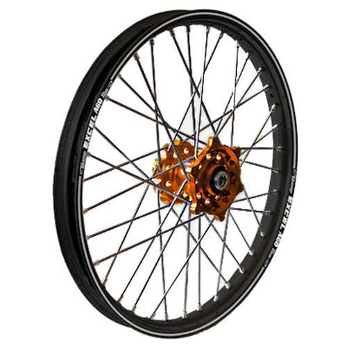 Talon mx rear wheel set with excel rim - 2.15x19 - orange/black  56-3063ob