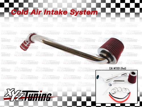 Jdm red 95-99 eclipse/talon 2.0 n/a cold air intake induction kit + filter 2.5"