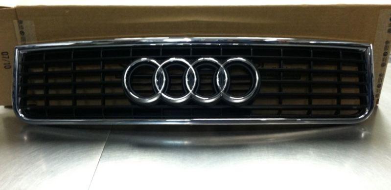 New oem audi a4 satin black chrome grille 02 03 04 05 a4 quattro