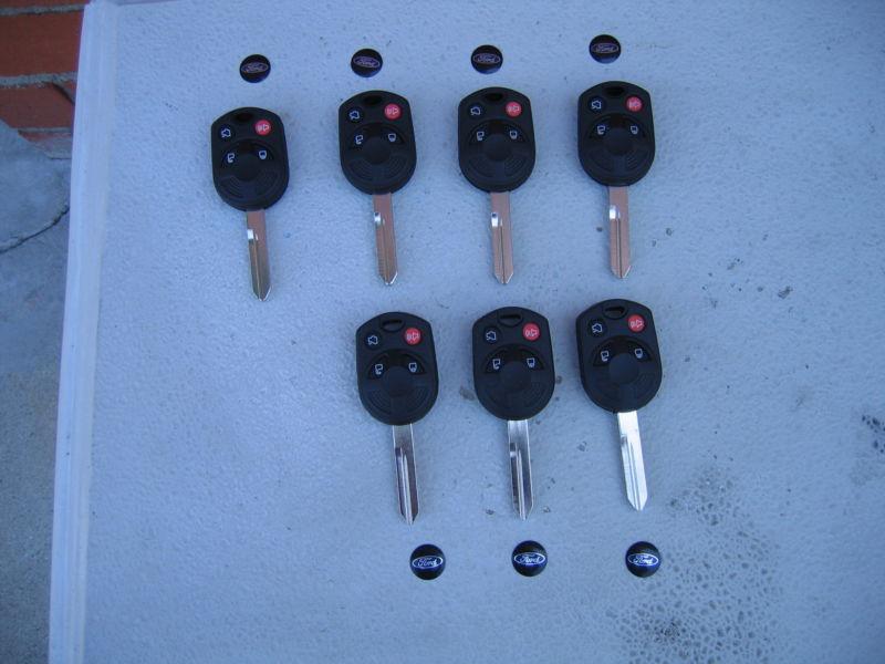 Uncut keys remote shell cases ford lincoln mercury