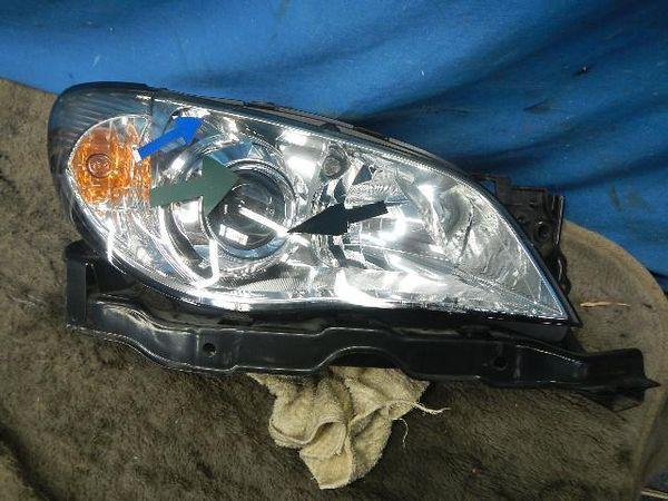 Subaru impreza 2006 right head light assembled [0110800]