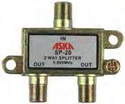 Jr products 2-way tv line splitter 47335