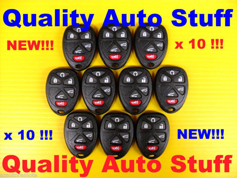 New lot of 10 gm remote replacement shell case w/ rubber pad 15913427 ouc60270 