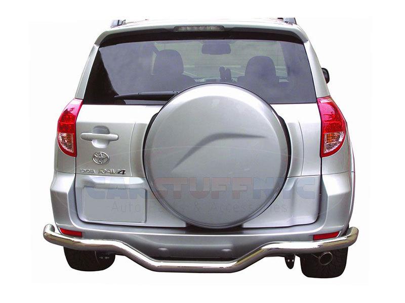 2006 toyota rav-4 stainless steel single tube rear bumper guard protector cover