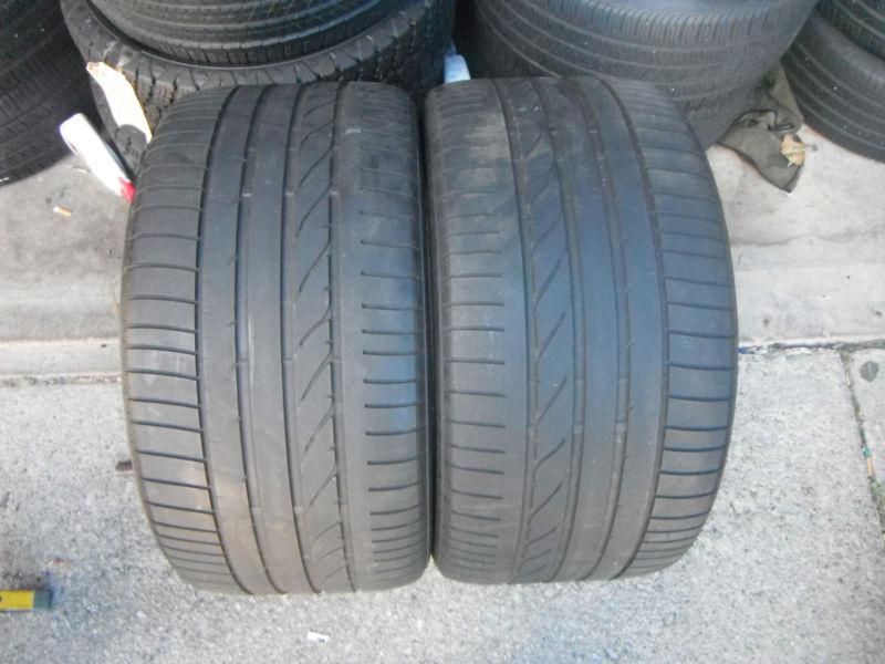 2 great 315 35 20 106w bridgestone dueler h/p sport tires 6-6.5/32 noplugs bmw