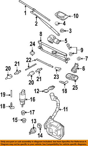 Volkswagen oem 1k1955425a 03c windshield wiper blade/wiper blade