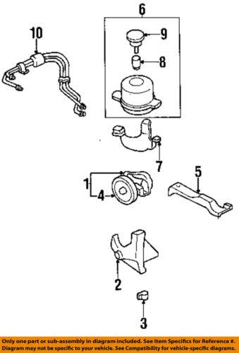 Subaru oem 34436aa001 pump & hoses-steering-power steering pump nut