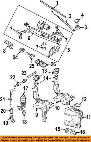 Volkswagen oem 3c1955426d windshield wiper blade/wiper blade