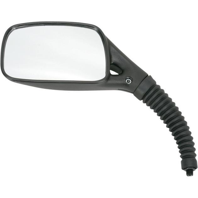 Emgo mark ii screw-in mirror rectangular left 10mm black universal