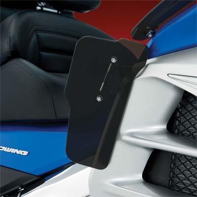 Goldwing gl1800 new style lower wind deflectors (b52-865l) 2012-13 smoke color