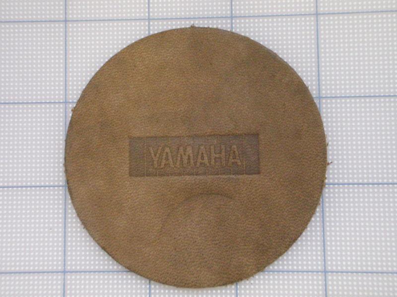 Vintage yamaha  patch 70s-80s biker motorcycle motocross birtbike leather round4