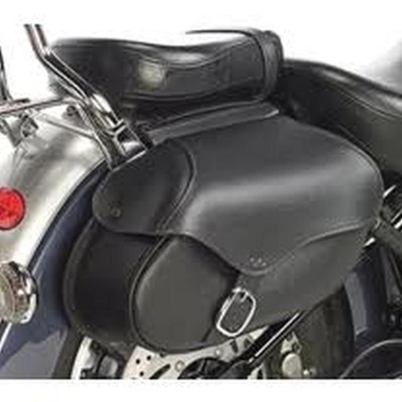 Willie &max large plain revolution hard mount style saddlebags,black,20.5x11.5x6