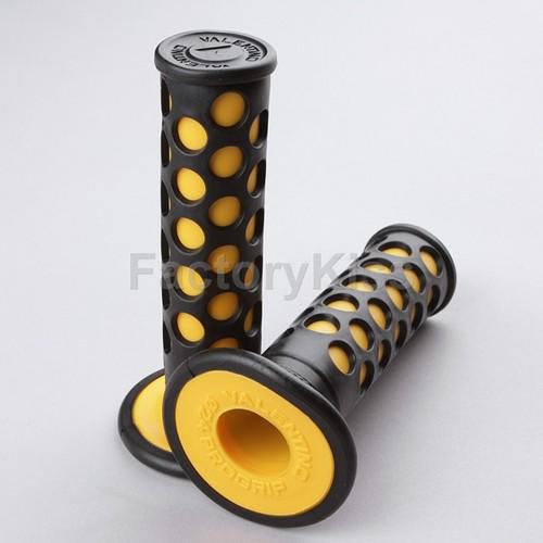 Gau universal motorcycle handlebar hand grips black/yellow