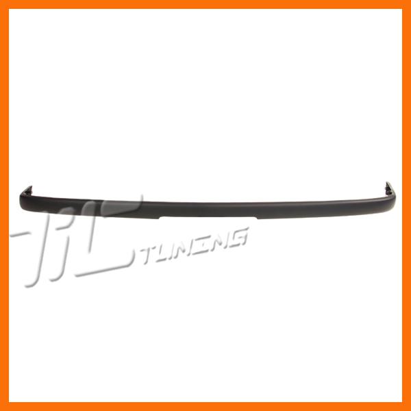 1998-2004 chevy s10 pickup front bumper impact strip textured upainted raw black