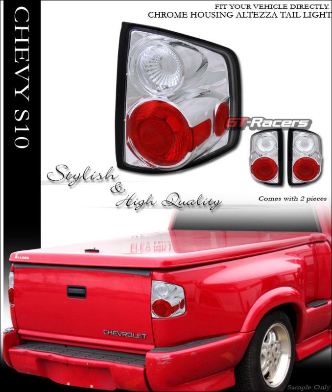 Euro *3d* altezza tail lights rear lamp 1994-2004 chevy s10 truck gmc s15 sonoma