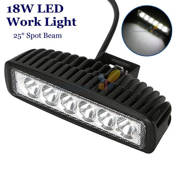 18w epistar led work light spot beam driving lamp for offroad 4wd atv suv pickup