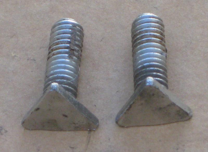 Corvette 1968 / 1977 front roof wedge pins (2) gm number 3934929